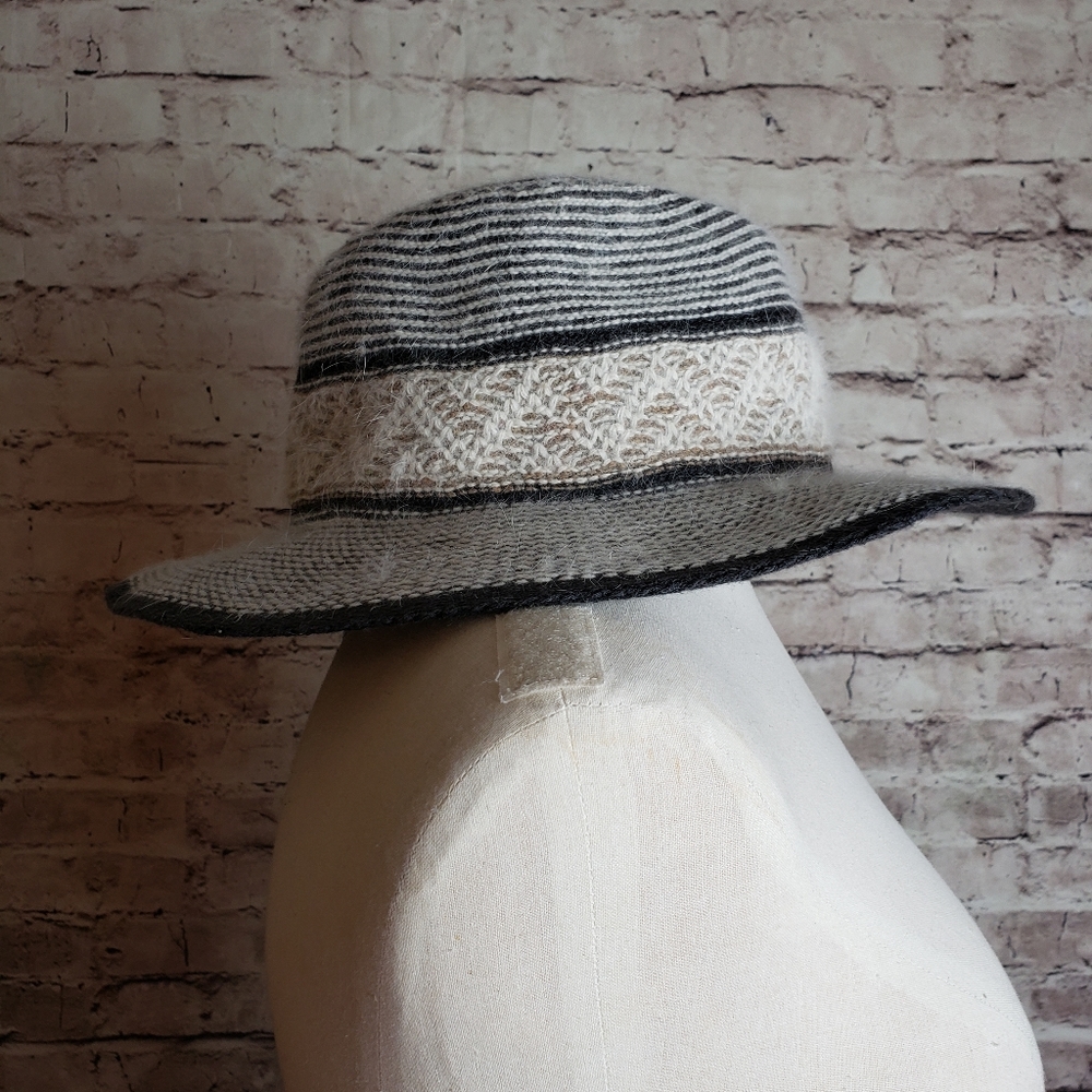BCBG Angora Panama Style Hat